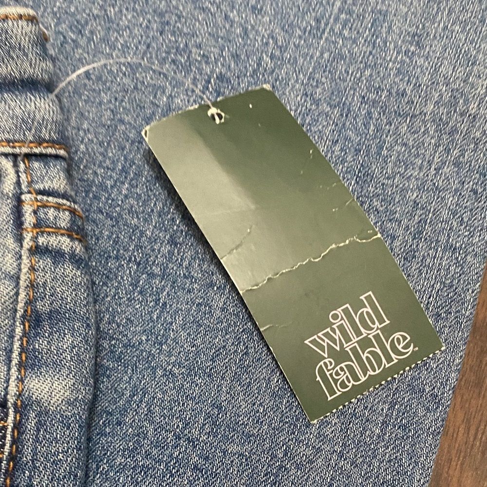 Wild Fable High Rise Mom Distressed Denim Jeans - Picture 4 of 11